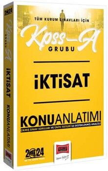 Yargı Yayınları 2024 KPSS A Grubu ve Tüm Kurum Sınavları İçin İktisat Konu Anlatımı