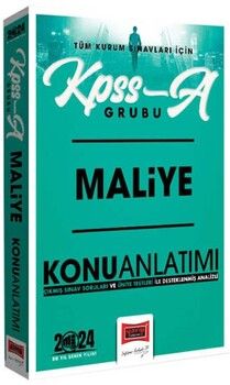 Yargı Yayınları 2024 KPSS A Grubu ve Tüm Kurumlar İçin Maliye Konu Anlatımı
