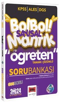 Yargı Yayınları 2024 KPSS ALES DGS Bol Bol Öğreten Sayısal Mantık Tamamı Çözümlü 600 Soru Bankası