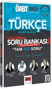 Yargı Yayınları 2024 ÖABT Türkçe Öğretmenliği Kazandıran Soru Bankası 2