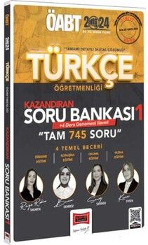 Yargı Yayınları 2024 ÖABT Türkçe Öğretmenliği Kazandıran Soru Bankası 1