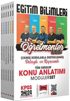 Yargı Yayınları 2024 KPSS Eğitim Bilimleri Öğretmenler Ekibi Tüm Dersler Konu Anlatımlı Modüler Set
