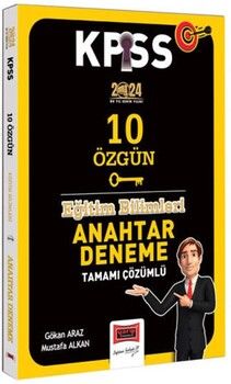 Yargı Yayınları 2024 KPSS Eğitim Bilimleri Anahtar Serisi Tamamı Çözümlü 10 Özgün Deneme