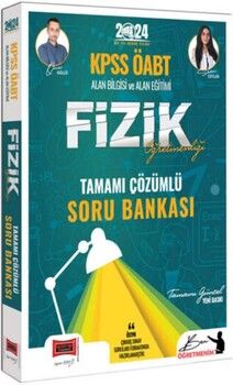 Yargı Yayınları 2024 KPSS ÖABT Fizik Öğretmenliği Tamamı Çözümlü Soru Bankası