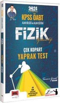Yargı Yayınları 2024 KPSS ÖABT Fizik Öğretmenliği Yaprak Test