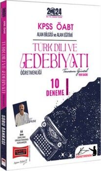 Yargı Yayınları 2024 ÖABT Türk Dili ve Edebiyatı Tamamı Çözümlü 10 Deneme Sınavı