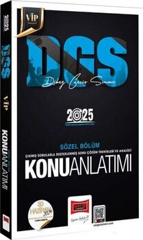 Yargı Yayınları 2025 DGS VİP Sözel Yetenek Konu Anlatımı
