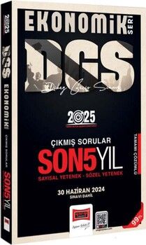 Yargı Yayınları 2025 DGS Ekonomik Seri Son 5 Yıl Sayısal Sözel Yetenek Çıkmış Sorular