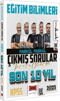 Yargı Yayınları 2025 KPSS Eğitim Bilimleri Tamamı Çözümlü Fasikül Fasikül Son 10 Yıl Çıkmış Sorular