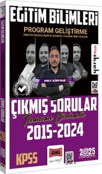 Yargı Yayınları 2025 KPSS Eğitim Bilimleri Program Geliştirme Öğretim Teknolojileri ve Materyal Tasarımı Sınıf Yönetimi Tamamı Ç