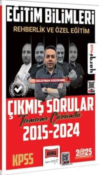 Yargı Yayınları 2025 KPSS Eğitim Bilimleri Rehberlik ve Özel Eğitim Tamamı Çözümlü Çıkmış Sorular