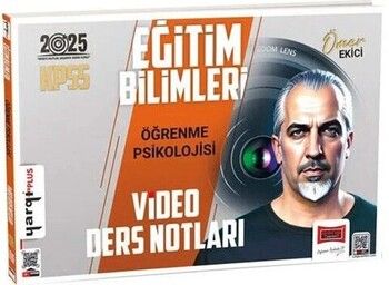 Yargı Yayınları 2025 KPSS Eğitim Bilimleri Öğrenme Psikolojisi Video Ders Notları
