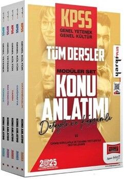 Yargı Yayınları 2025 KPSS GK - GY Konu Anlatımlı Modüler Set