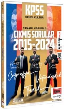 Yargı Yayınları 2025 KPSS Genel Kültür Konularına Göre Düzenlenmiş Tamamı Çözümlü Çıkmış Sorular 2015 - 2024