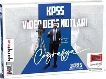 Yargı Yayınları 2025 KPSS Genel Kültür Coğrafya Video Ders Notları