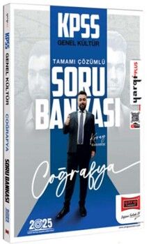 Yargı Yayınları 2025 KPSS Genel Kültür Coğrafya Tamamı Çözümlü  Soru Bankası