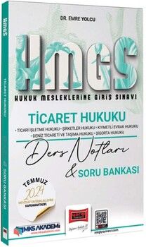 Yargı Yayınları 2025 Hukuk Mesleklerine Giriş Sınavı Ticaret Hukuku Ders Notları Soru Bankası