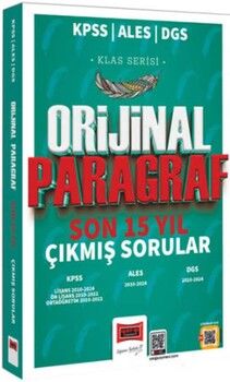 Yargı Yayınları 2025 KPSS ALES DGS Klas Serisi Orijinal Paragraf Son 15 Yıl Çıkmış Sorular