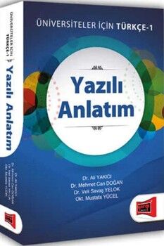 Yargı Yayınları Yazılı Anlatım Üniversiteler İçin Türkçe 1