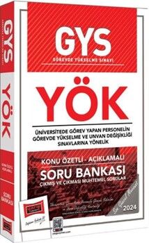 Yargı Yayınları 2024 YÖK Üniversitede Görev Yapan Personelin Görevde Yükselme ve Unvan Değişikliği Sınavlarına Yönelik Konu Özet
