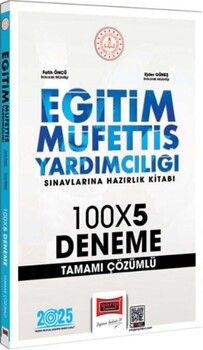 Yargı Yayınları 2025 Eğitim Müfettiş Yardımcılığı Sınavlarına Hazırlık Kitabı 100 x 5 Deneme