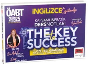 Yargı Yayınları 2025 ÖABT İngilizce Öğretmenliği Kapsamlı The Key Success Cloze Test Grammar Reading Comprehension Pratik Ders N