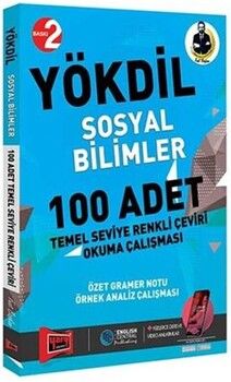 Yargı Yayınları YÖKDİL Sosyal Bilimler 100 Adet Temel Seviye Renkli Çeviri Okuma Çalışması