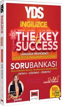 Yargı Yayınları 2025 YDS İngilizce The Key To Success Language Proficiency Cloze Test Paragraph Questions Soru Bankası