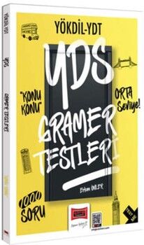 Yargı Yayınları 2025 YÖKDİL YDT Konu Konu Gramer Testleri Orta Seviye 1000 Soru