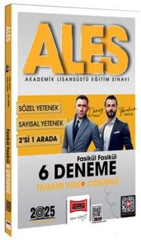 Yargı Yayınları 2025 ALES Sayısal Sözel 2 si Bir Arada Fasikül Fasikül 6 Deneme