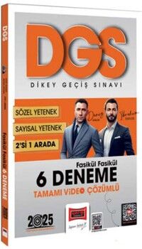 Yargı Yayınları 2025 DGS Sayısal Sözel 2 si Bir Arada Fasikül Fasikül 6 Deneme
