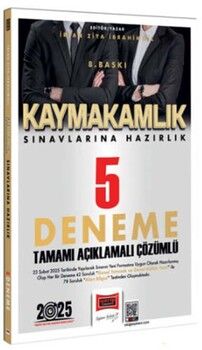  Yargı Yayınları 2025 Kaymakamlık Sınavlarına Hazırlık Tamamı Açıklamalı Çözümlü 5 Deneme Sınavı