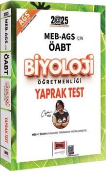 Yargı Yayınları 2025 MEB AGS ÖABT Biyoloji Öğretmenliği Yaprak Test
