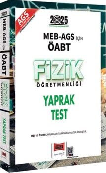 Yargı Yayınları 2025 MEB AGS ÖABT Fizik Öğretmenliği Yaprak Test