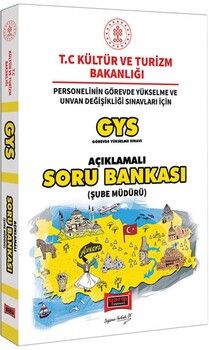 Yargı Yayınları GYS T.C. Kültür ve Turizm Bakanlığı Şube Müdürü İçin Açıklamalı Soru Bankası