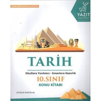 Yazıt Yayınları 10. Sınıf Tarih Konu Kitabı