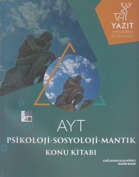 Yazıt Yayınları AYT Psikoloji Sosyoloji Mantık Konu Kitabı