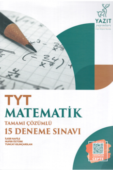  Yazıt Yayınları TYT Matematik Tamamı Çözümlü 15 Deneme Sınavı