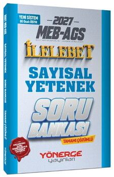 Yönerge 2027 MEB AGS Sayısal Yetenek İlelebet Soru Bankası