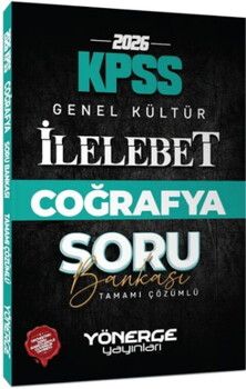 Yönerge Yayınları 2026 KPSS Coğrafya İlelebet Soru Bankası