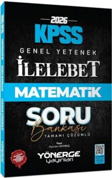 Yönerge Yayınları 2026 KPSS Matematik İlelebet Soru Bankası