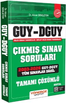 Yönerge Yayınları GUY DGUY Gelir Uzman Yardımcılığı Çıkmış Sınav Soruları