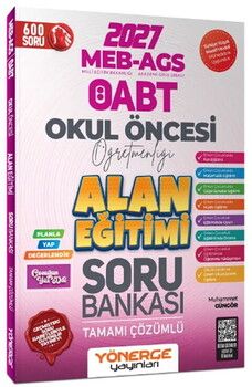 Yönerge Yayınları 2027 ÖABT MEB AGS Okul Öncesi Öğretmenliği Alan Eğitimi Soru Bankası
