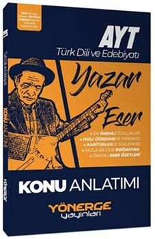 Yönerge Yayınları AYT Türk Dili ve Edebiyatı Yazar Eser Konu Anlatımı