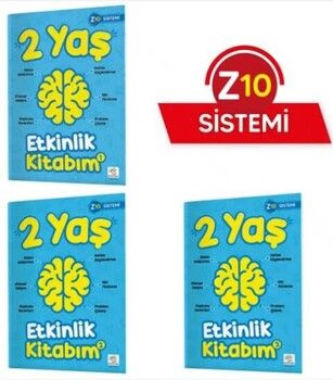 Yükselen Zeka 2 Yaş Etkinlik Kitabım Seti Z10 Sistemi