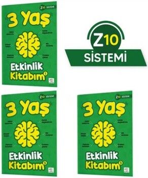Yükselen Zeka 3 Yaş Etkinlik Kitabım Seti Z10 Sistemi