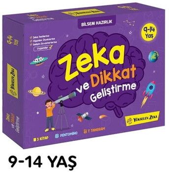 Yükselen Zeka Yayınları Zeka Dikkat Geliştirme Seti(9-14 Yaş)