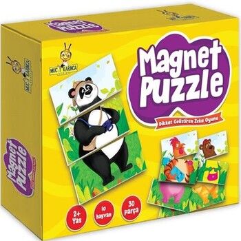 Yükselen Zeka Yayınları 2+ Yaş Magnet Puzzle Dikkat Geliştiren Zeka Oyunu