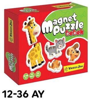 Yükselen Zeka Yayınları Magnet Puzzle Bebek 12-36 Ay