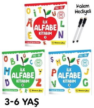 Yükselen Zeka Yayınları İlk Alfabe Kitabım Yaz Sil Serisi
